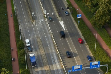 Urban traffic from above