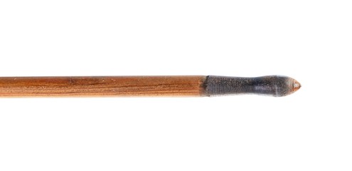 Arrow tip isolated on white