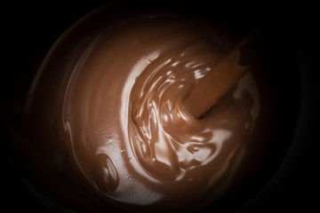 Flüssige Nuss Nougat Creme Schokolade