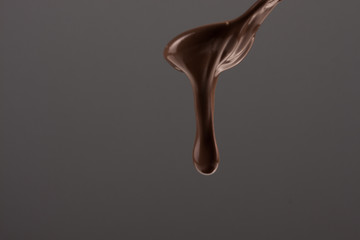 fließende Flüssige Schokolade