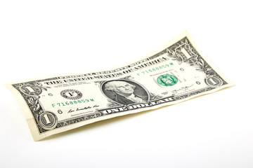 One dollar bil banknote