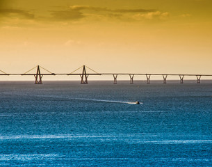 Fototapeta premium Puente sobre el lago de Maracaibo