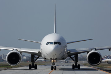 Aircraft in taxiing