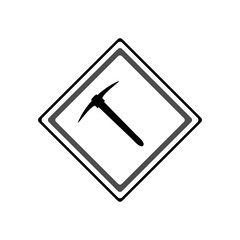 Hoe icon. Vector Illustration