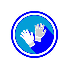 Gloves icon. Vector Illustration