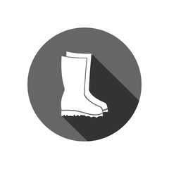 Rubber boots icon
