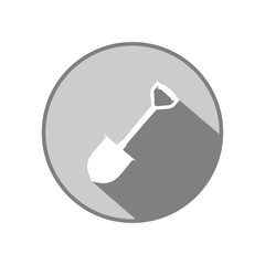 Shovel icon. Vector Illustration