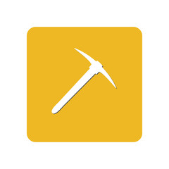 Pickaxe icon. Vector Illustration