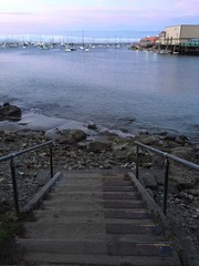 Obraz premium steps to the bay