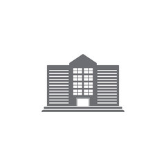 public building icon. Simple element illustration. public building symbol design template. Can be used for web and mobile