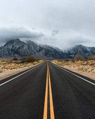 Mt Whitney Portal Road gives epic views of the Sierra Nevada as it rolls past the Alabama Hills