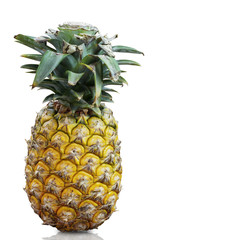 pineapple with isolated background.