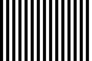 Tuinposter Verticale strepen Patroon streep naadloos zwart-wit. Verticale streep abstracte achtergrond vector.