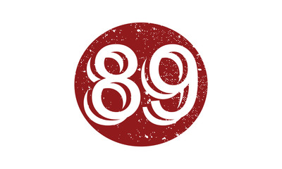 89,number,abstrack,red,vektor