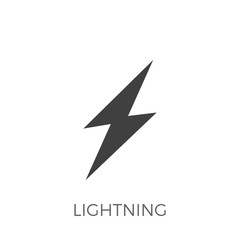 Lightning Vector Icon