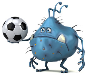 Fun germ - 3D Illustration