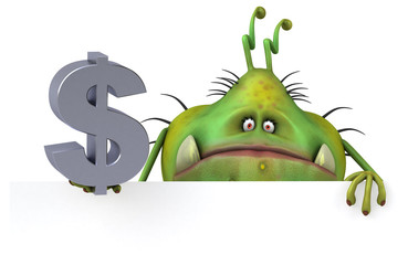 Fun germ - 3D Illustration