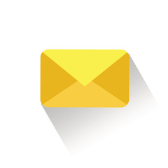 Email send concept vector illustration. Mail envelope icon.
