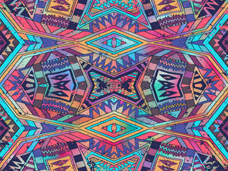 Fototapeta premium Background abstract triangle ornament ethnic summer bright
