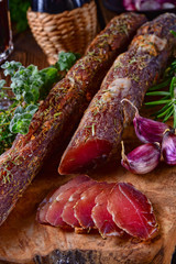 dried sirloin with herbs de provence