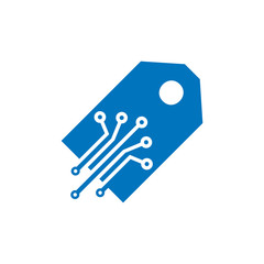 Tag Digital Logo Icon Design