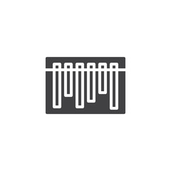 Barcode vector icon. filled flat sign for mobile concept and web design. Bar code scan simple solid icon. Symbol, logo illustration. Pixel perfect vector graphics