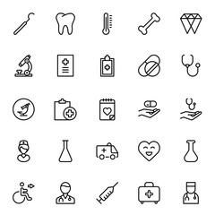 Orthodontic flat icon