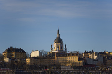 Obraz premium Katarina church on Sodermalm in Stockholm