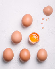 Eggs background