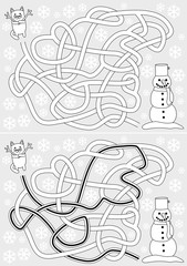 Little cat maze