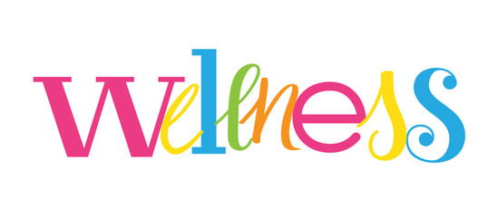 WELLNESS custom letters icon