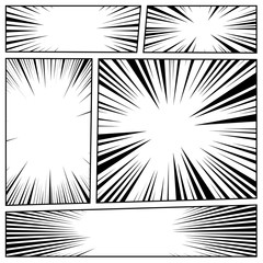 Comic book monochrome background