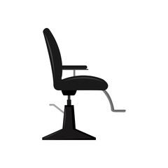 Barbershop Customer Seat Chair Illustration