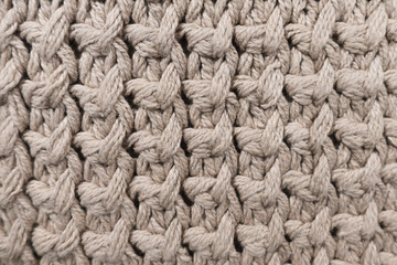 Knitted fabric textured background