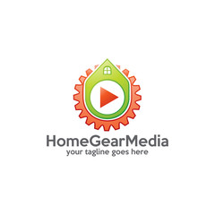 home gear media - logo tempate