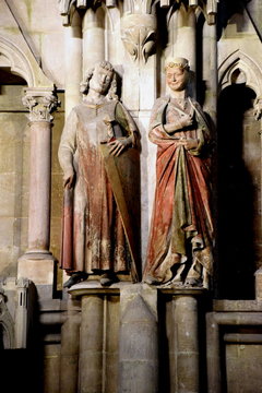 Naumburger Dom, Stifterfiguren Herrman von Mei&szlig;en und Reglindis