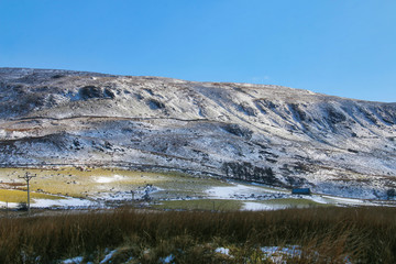 Winter in Snowdonia National Park, Wales, UK