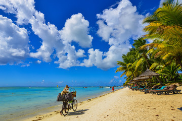 Seascape of Trou-aux-Biches, Mauritius