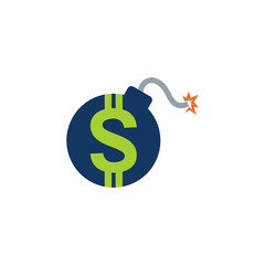 Money Bomb Logo Icon Design