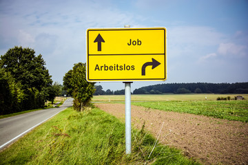 Schild 322 - Job