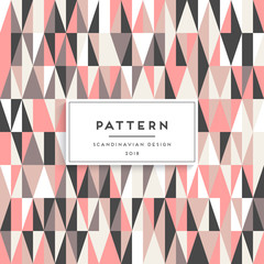 Fototapeta premium Scandinavian floral seamless pattern