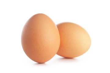 egg on white background