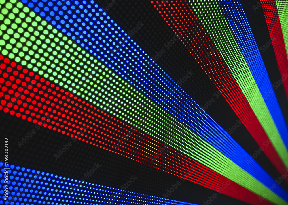 Poster Digital dot colourful Pattern on screen Technology Abstract background