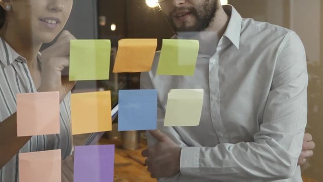 Business people working in the office and planning