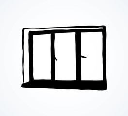 Window. Vector drawing