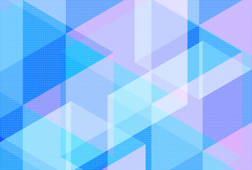 abstract blue geometric triangle background