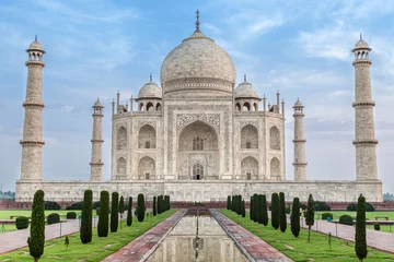 Papier Peint photo autocollant Monument Famous Taj Mahal, India
