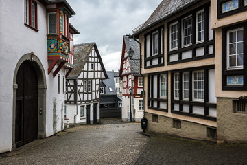 Fototapeta na wymiar Timber-frame houses in the Old Town of Limburg an der Lahn, Germany