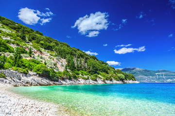 Coast of Kefalonia island, Greece