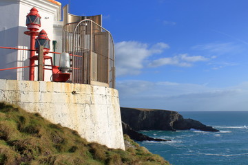 Beacons at Irish coast